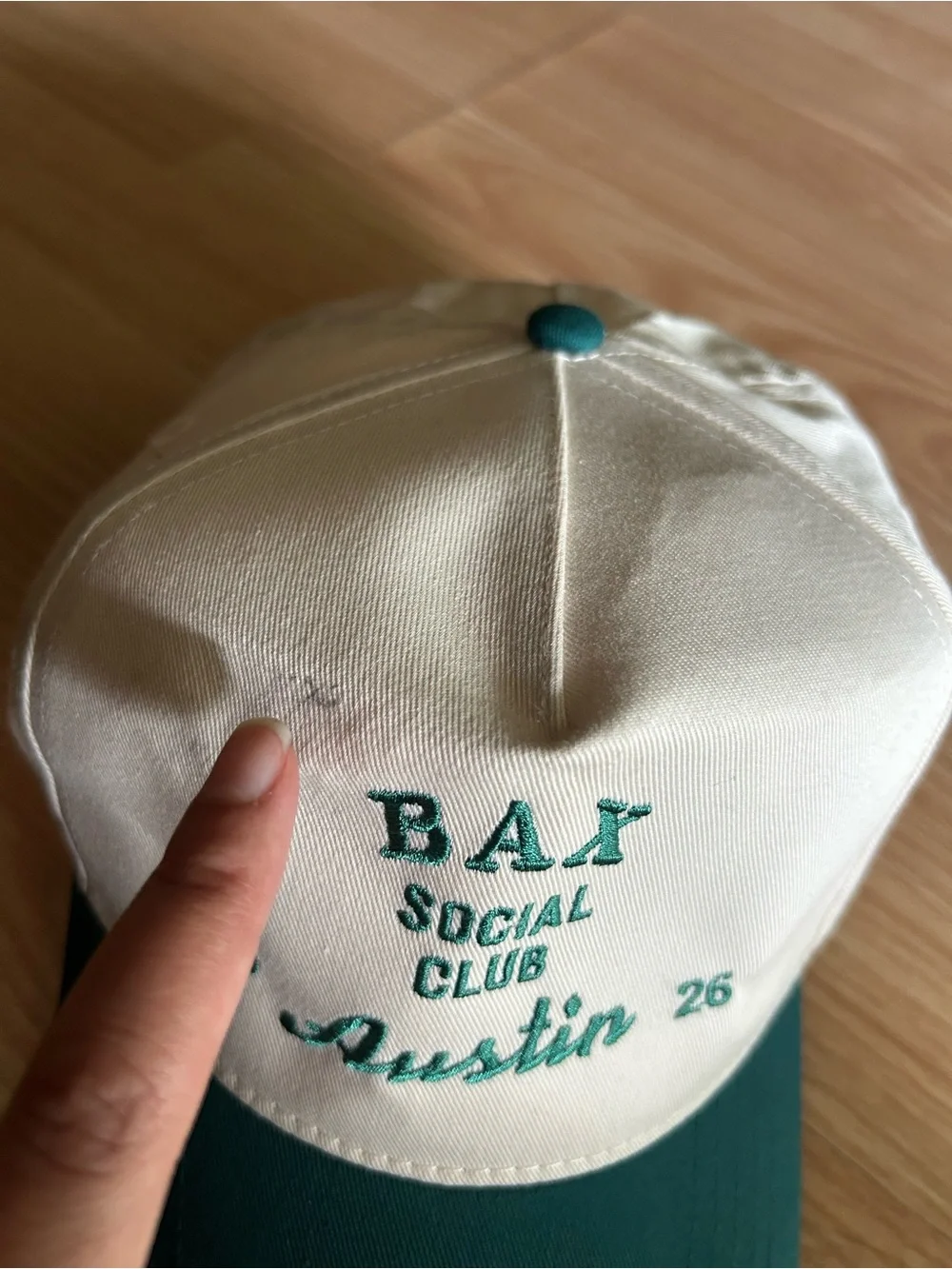 Bax Social Club Austin Crème SnapBack Hat